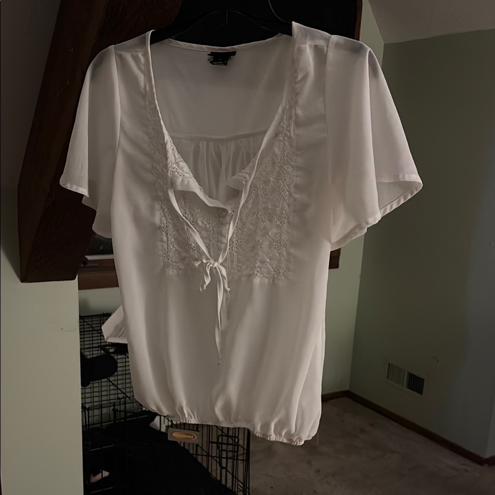 Elegant White Women's Top
